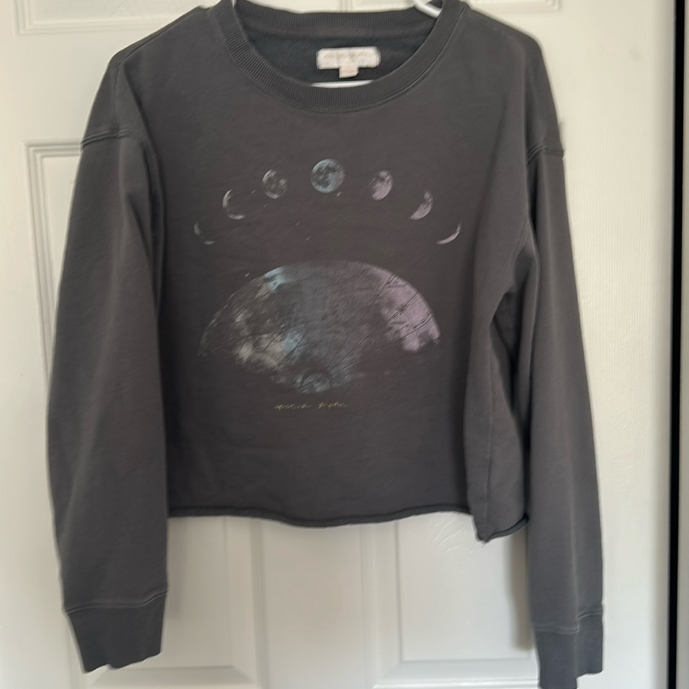 Spiritual gangster crop sweatshirt